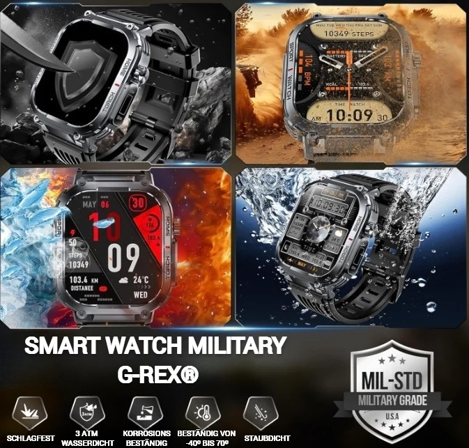 G-REX® - MILITÄR SMARTWATCH